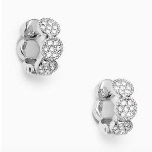kate spade Jewelry - kate spade gatsby dot huggies earrings nwt kate spade Jewelry - kate spade gatsby dot huggies earrings nwt